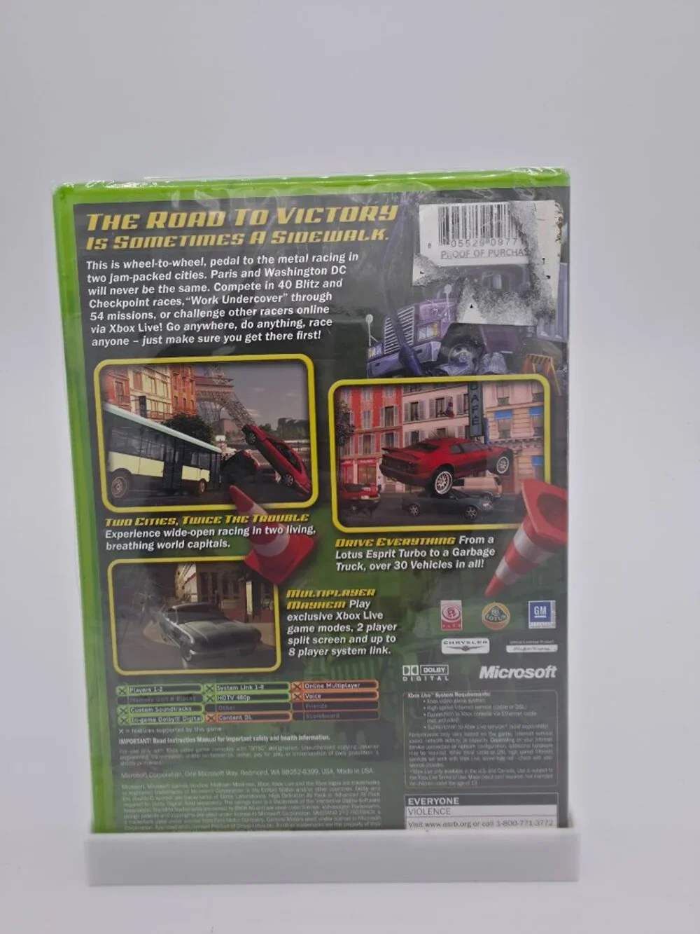 SEALED Microsoft Xbox Midtown Madness 3 NEW